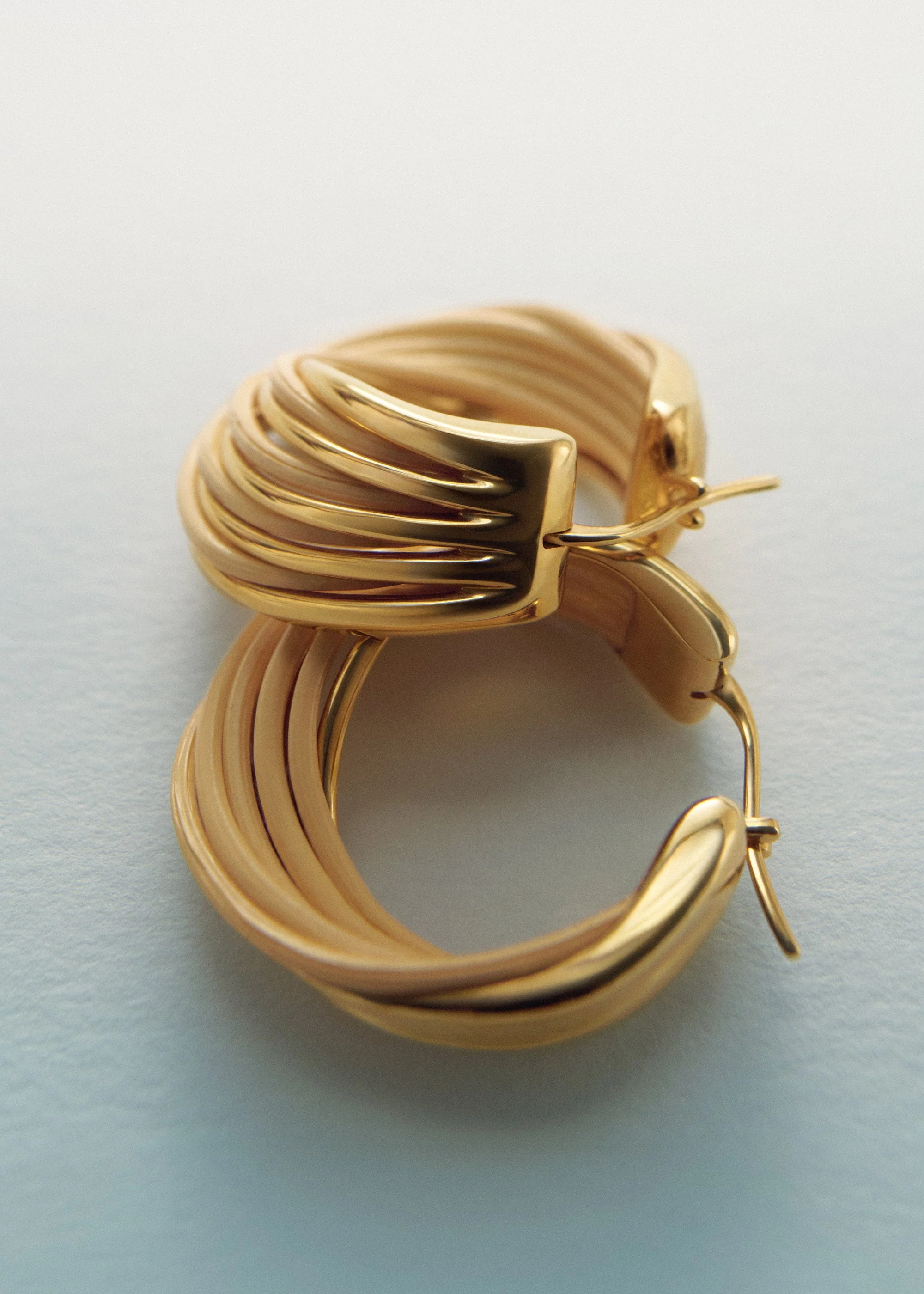 Rozo Hoop Earrings - Rattan - Image 3